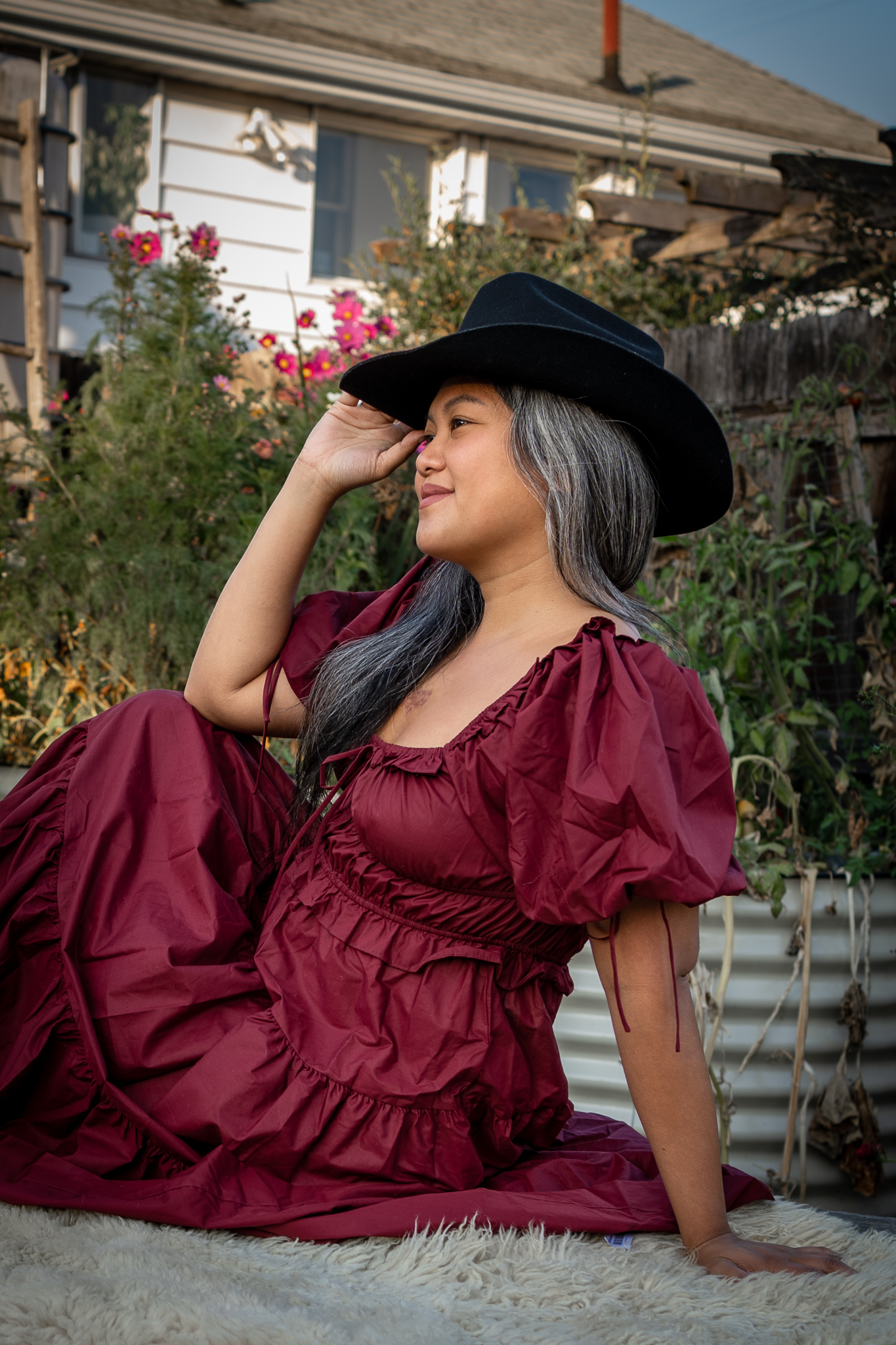 Augustine Hat Co Review Dolly Hat En Saison Brielle Dress ALOHAS bicolor southern boots