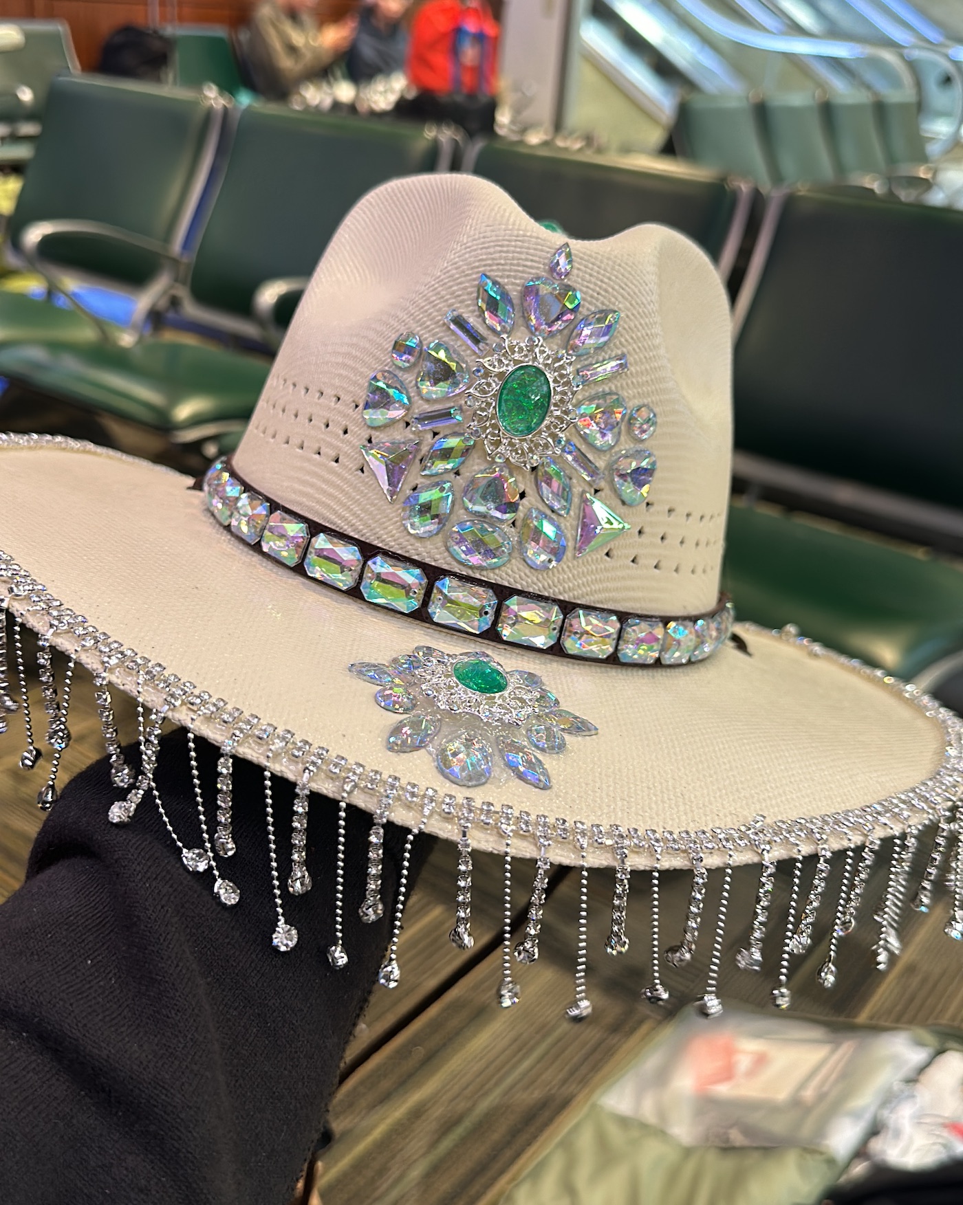 How to DIY Rhinestone Hat